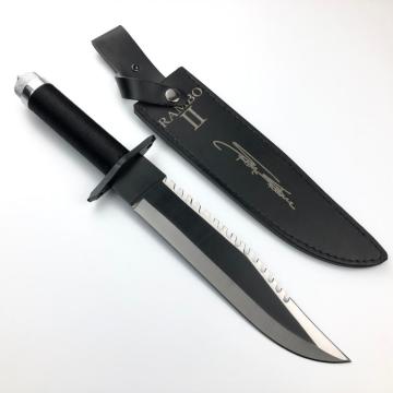 Quality and cheap tactical rambo knives first blood Part II bowie hunting knife