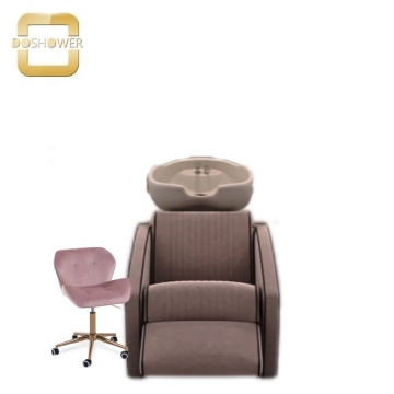 Lay Down Professional Shampoo Wash Hair Chair with Heating Steam for Hair Salons