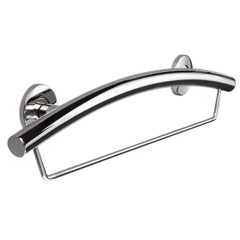 Stainless Steel 304 Multi-Functional 2 in 1 Integrated Bath Grab Bar with Towel Bar