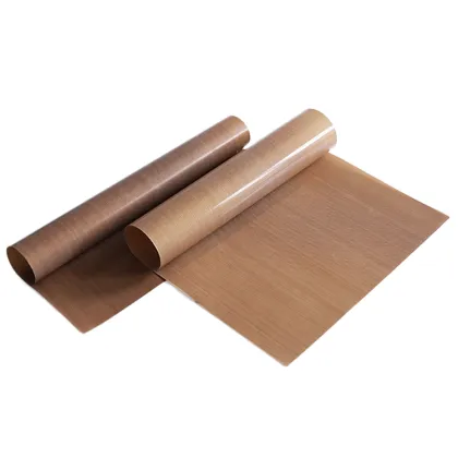 High quality brown PTFE coated fiberglass cloth