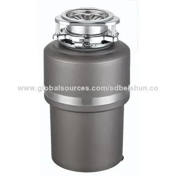 Three grind stage food waste finer quieter