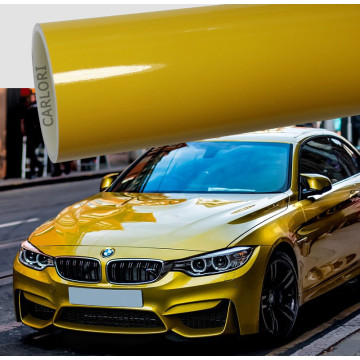 super gloss sunflower yellow car wrap vinyl