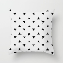 Nordic Digital Printing Geometric Fragment Pattern Pillow