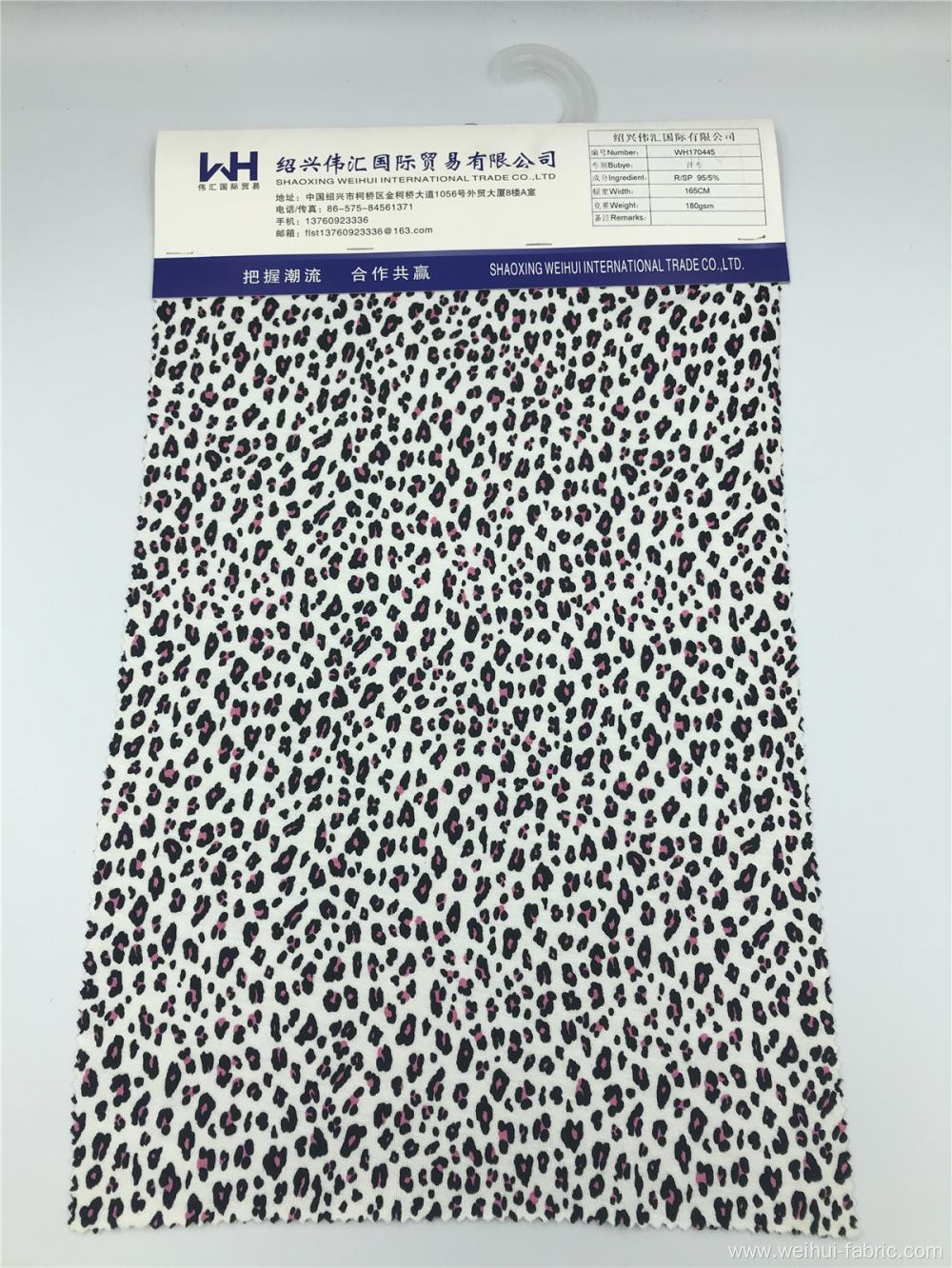 Reliable Quality Knitted Fabric R/SP Spots Jersey Fabrics