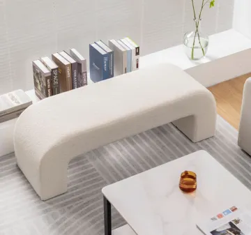 Modern Velvet Bench and Stool Set: Household Shoe Changing Stool, Bed End Stool, and Sitting Stool for Living Room and Sofa
