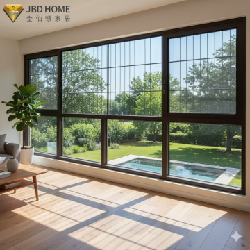 Pertsonalizatu handizkako hotel aluminiozko irristaketa beirazko leihoak