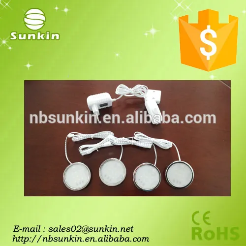 Hot sale led cabinet light 220-240VAC 4*9SMD one set from ningbo factory