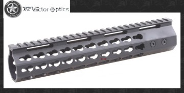 Vector Optics KeyMod 7" 10" 12" 15" inch Free Float Super Slim Style .223 Handguard Rail Mount with Steel Barrel Nut