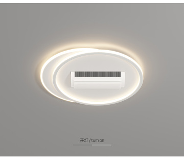 50cm Spektrum penuh kipas siling tanpa blad dengan cahaya LED, kawalan jauh