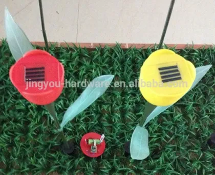 Solar Coloured Lights solar sunflower garden light