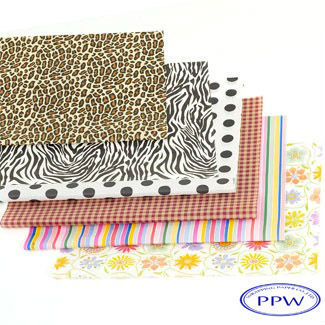Personalized Gold Tissue Paper Storage