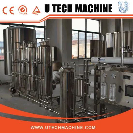 Semi automatic small scale mineral water plant/mineral water production line
