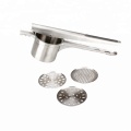 Stainless Steel Potato Ricer With 3 Interchangeable Graters
