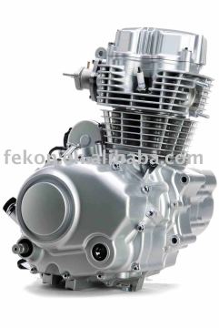 motorcycle engine Tiehan-silver white (R)