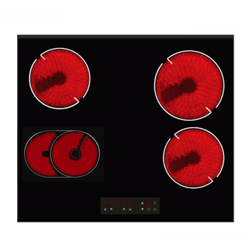 China Zhongshan Nuoyi 4-Infrared Cooking Plate 60cm Glass Ceramic Electric Hob - Hot Sales