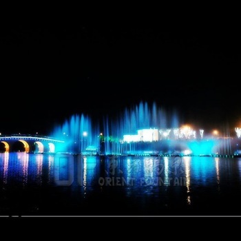 garden colorful outdoor river floating water fountain