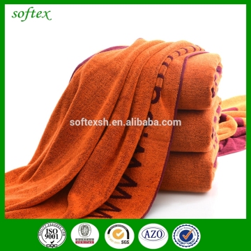 solid color 100% cotton large beach towel 90x180cm