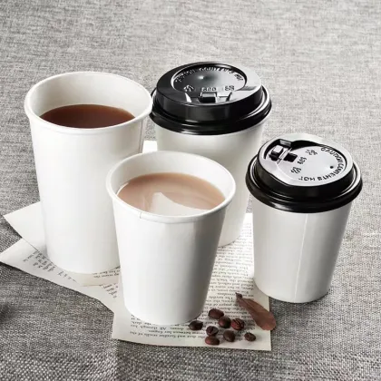 Disposable Custom 8oz Double Wall Coffee Paper Cup