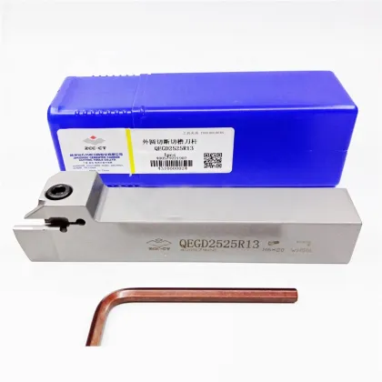 Genuine ZCC CT Outer Circle Cutting and Grooving Cutter Bar QEGD2525R13 2525L13 2525L22
