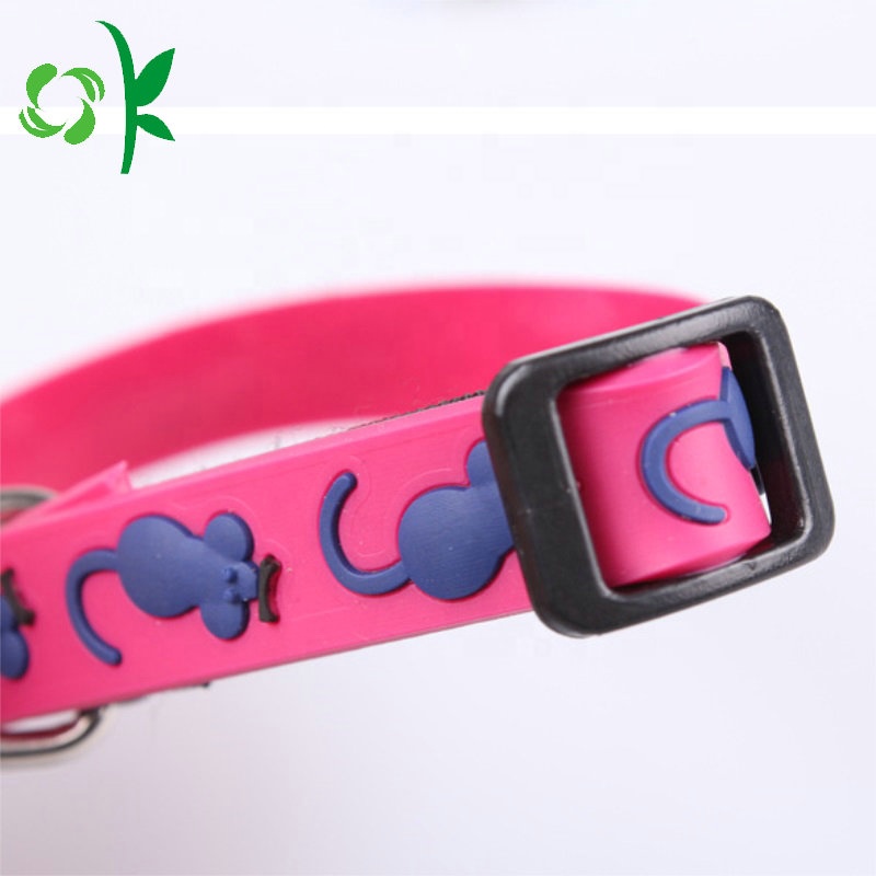 Cartoon Printed Silicone Pet Collar