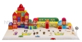 47pcs Train Station Kunststoff-Bausteine