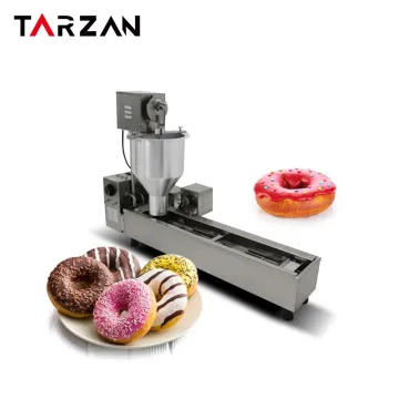 Professional Mini Gas-powered Doughnut Glazer and Fryer Machine for High-Quality Donut Production
