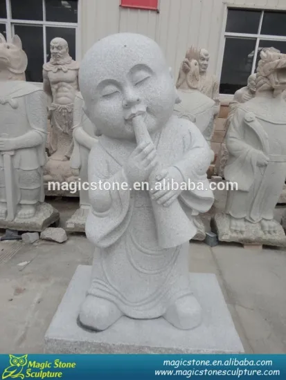 Antique large marble buddha statues