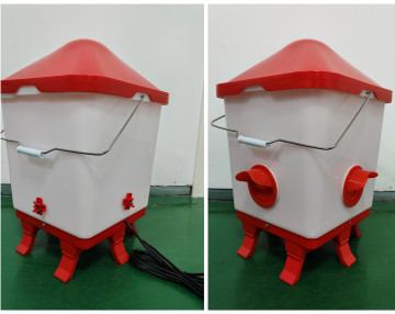Bộ đồ ăn gia cầm và bộ đồ uống có thiết kế không thấm nước và chân điều chỉnh