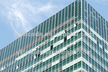 backlit glass onyx curtain wall