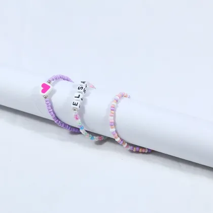 polymer clay beads soft pottery beads bracelet