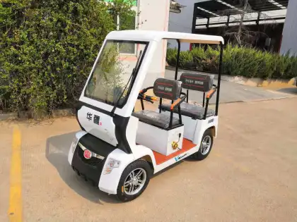 Red Electric Sightseeing Car