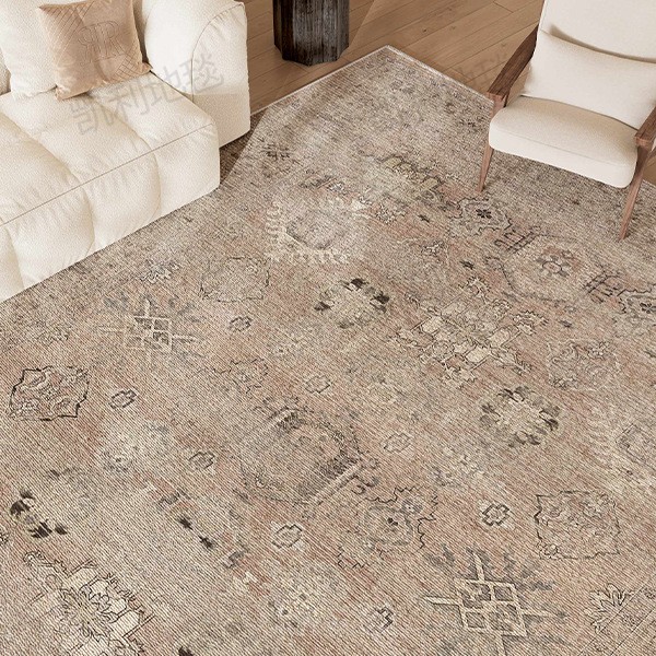 Трудовой винтажный ковер в европейском стиле