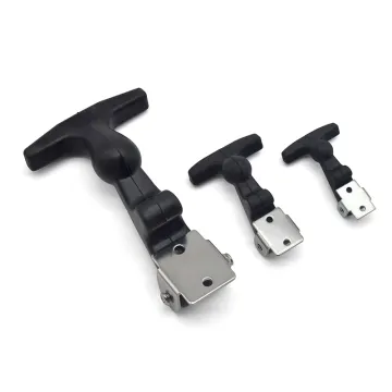 Spring Cabinet Catch Latch Rubber Clamp T-Handle Draw Latches for Tool Box