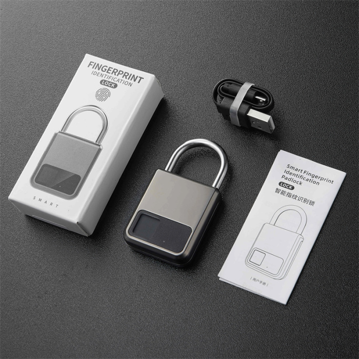 Smart Finger Print Bluetooth Padlock Tuya App Remote