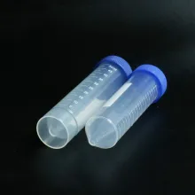 Tubo criovial de 10 ml transparente barato con tapa de tornillo