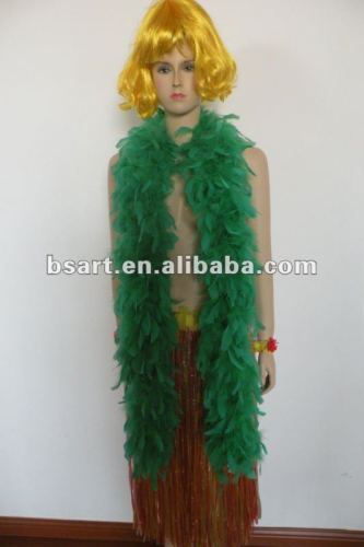 Wholesale Decorative Turkey green Feather boa