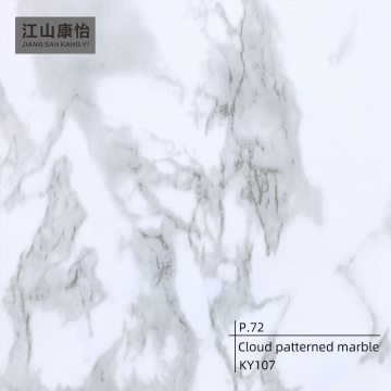 Meubles en film écologique en PVC marbre nuage