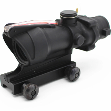 4x32 ACOG OEM Aydınlatılmış Avcılık Kompakt Prizma Kapsamı Kırmızı Fiber Optik