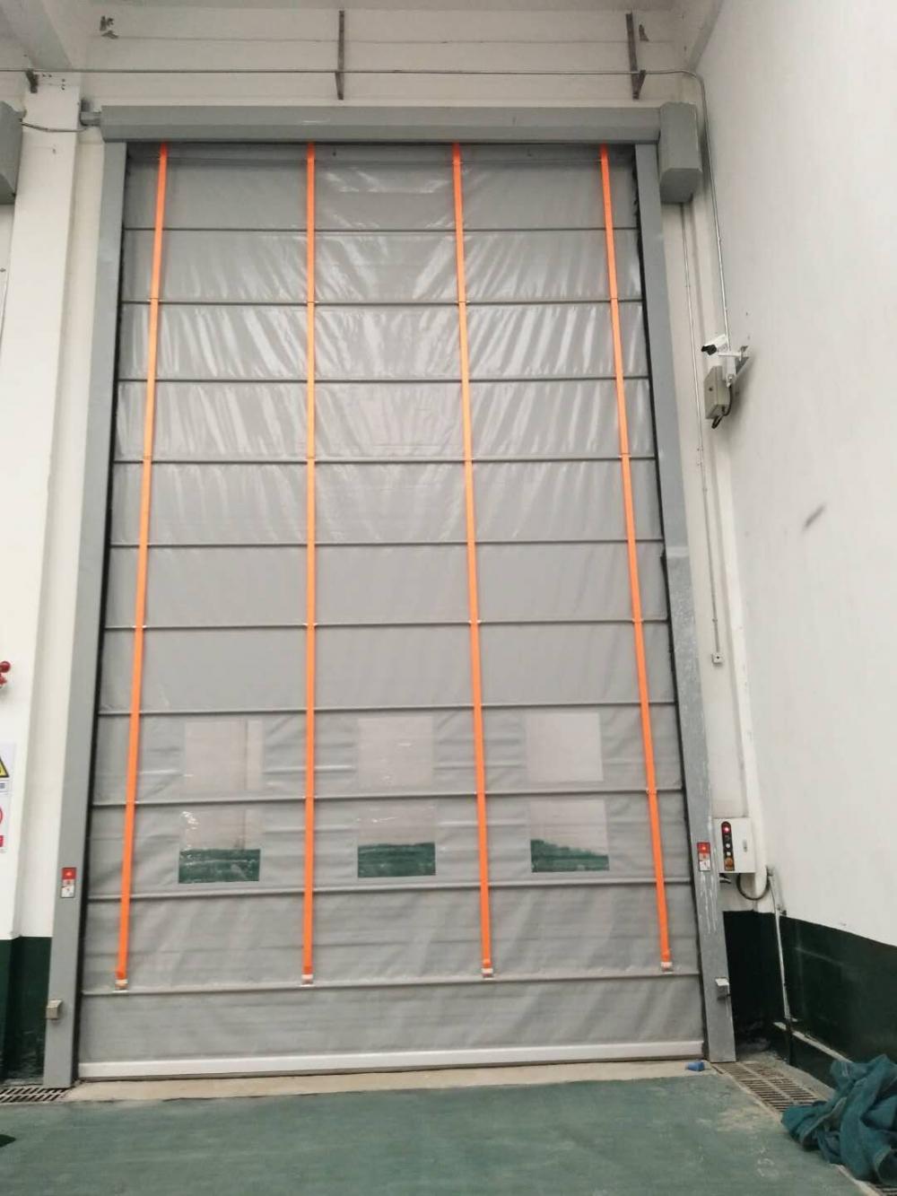 PVC fabric high speed fold up door