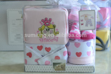 Boy and girl twins clothes princess girl baby gift box children clothing sets