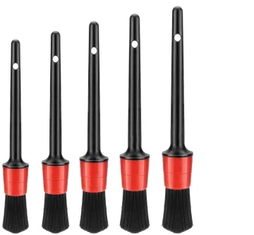 Chinese Manufacturer's 5-Piece Premium Car Detailing Brush Set
