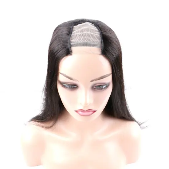Wholesale Brazilian Indian Peruvian Cambodian Curly Kinky Straight U Part Wigs Human Hair For Black Women