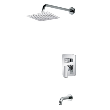 Bathtub And Shower Faucet Combo With Shower Head