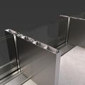 140 × 65 Невидимая рама с изолированной стеклянной занавесной стеной