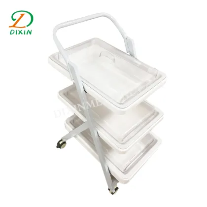 Ordinary trolley on the third floor