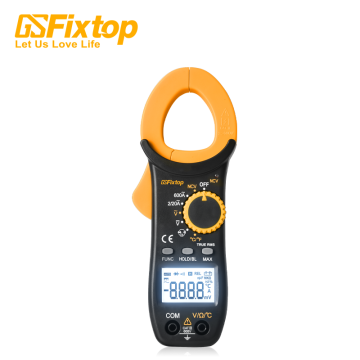 GSFIXTOP Digital Clamp Meter Multimeter with AC/DC Voltage Tester