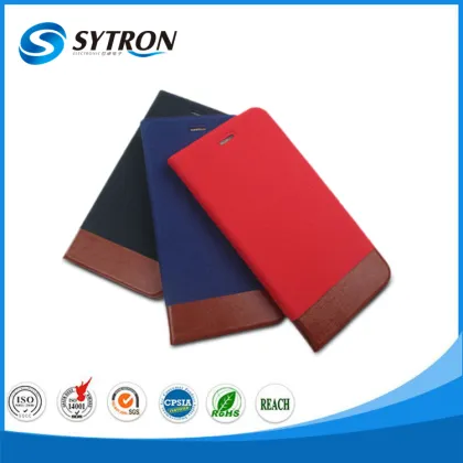 Wallet phone case PU material stand function mobile phone case for lenovo