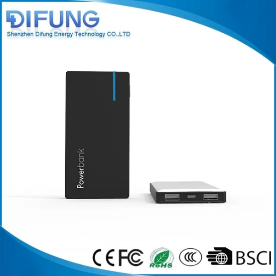 China alibaba fashionable 6000mah power bank with led light certificate
