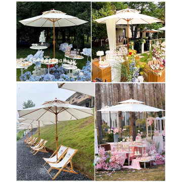 Classic outdoor centre pillar sun umbrella