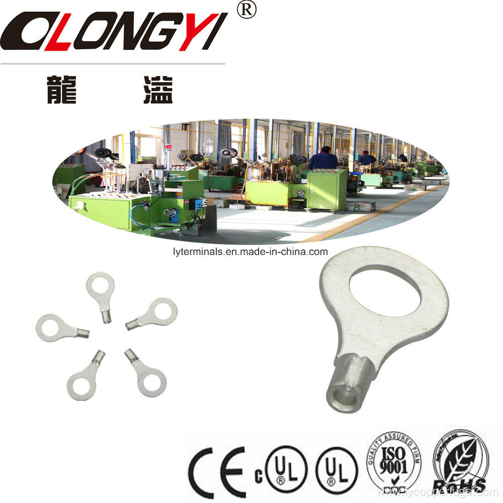 2-6 Non-Insulated Ring Type Copper Crimp Terminals